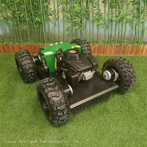 Remote Control Steep Slope Mower, China Robotic Brush Mower Price, Remote Control Mower Price for Sale photo-4