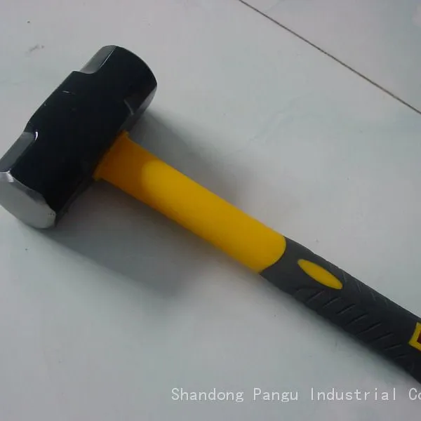 SLEDGE HAMMER WITH FIBERGLASS TPR HANDLE BLACKSMITH HAMMER photo-4