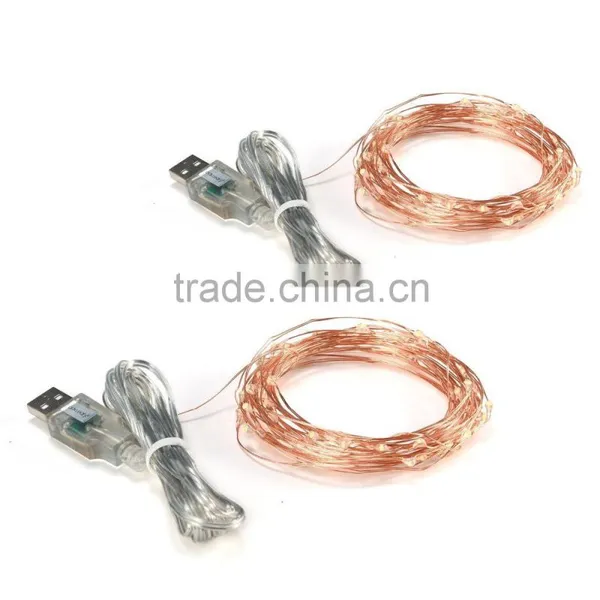 USB LED String Lights Starry Lights Copper Wire for Home Bedroom Party Wedding Decoration Trees photo-4