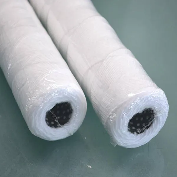 pp Polypropylene Material Wound Filter Cartridge, Degreased Cotton, 10 Inches, 5 Microns, Customizable as Required, Stainless Steel Skeleton