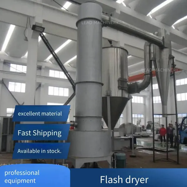 High-efficiency Ternary Intermediate Rotary Flash Dryer, Continuous Flash Drying Equipment photo-3