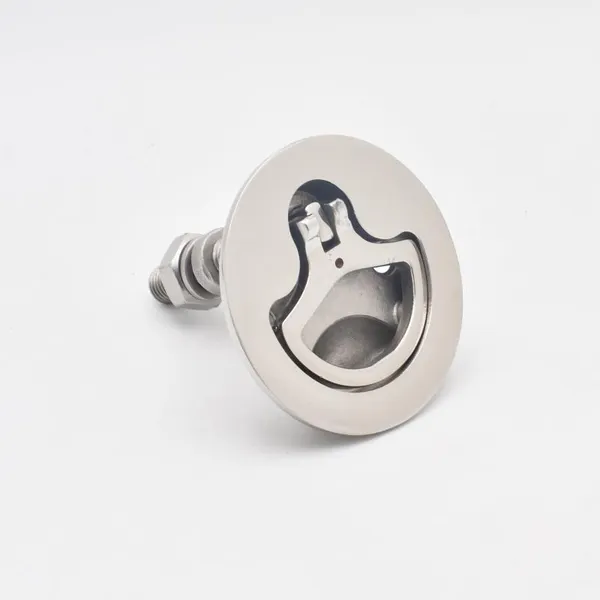 Wholesale 316 Stainless Steel Floor Lock Boat Accessories Fitting Turning Lock Lift Ring Handle photo-5