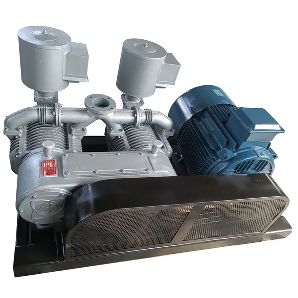 14CBM Electric Motor Drive Two Cylinders Bulk Compressor Blower for Cement Fly Ash
