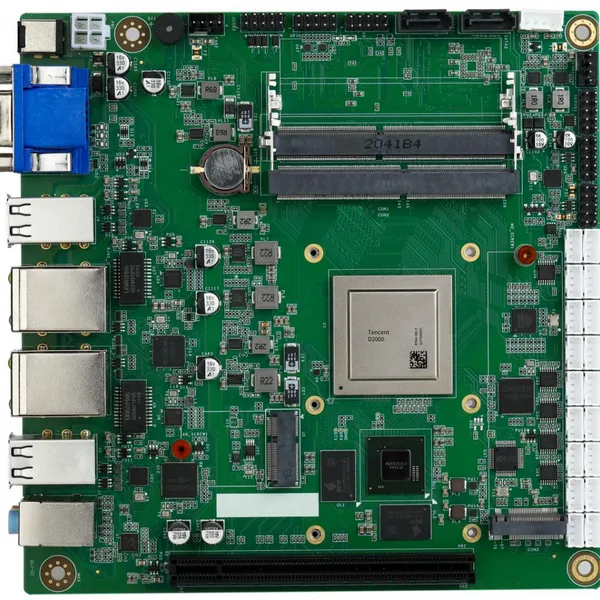 Phytium D2000 Standard Miniitx Form Factor Nationally Produced Motherboard, Core Board, Come Core Board, Original, Commercial Grade (0℃~45℃)