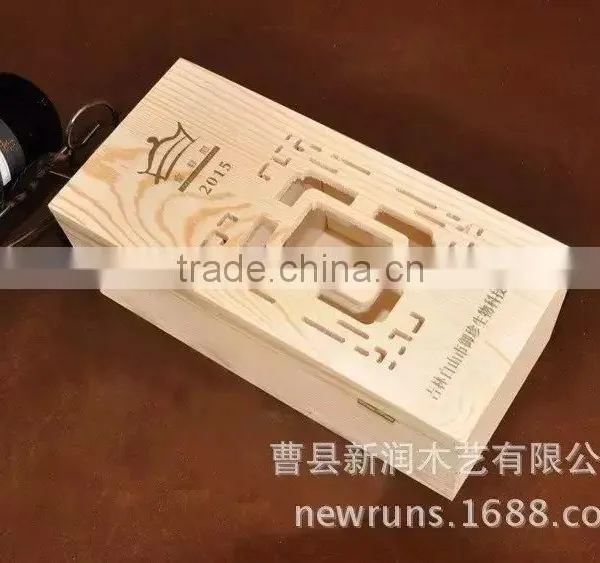 Pine Wood Wine Boxes,lightweight Wood Box photo-6