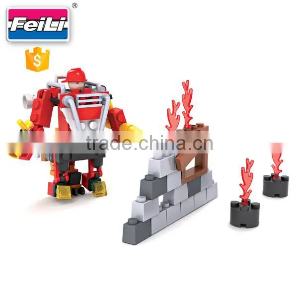 COGO Fire Fighter Blocks 3 in 1 With 111pcs Plastic Building Blocks for Kids photo-3