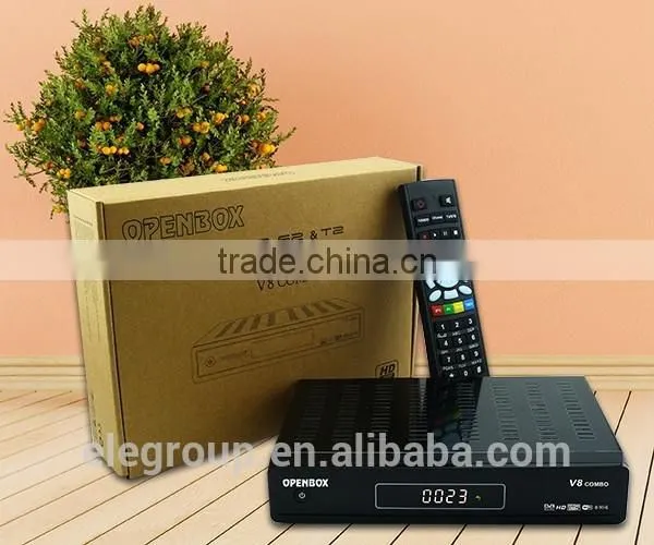 2015 Hot Selling Openbox V8 DVB-S2 + DVB-T2 Twin Tuner HD Satellite Receiver Supported 3G,GPRS,LAN,USB WiFi Iptv Openbox V8 photo-2