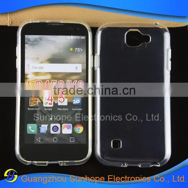 Clear Tpu Soft Cell Phone Cover Accessories for LG LS450 K3 Tpu Cover photo-3