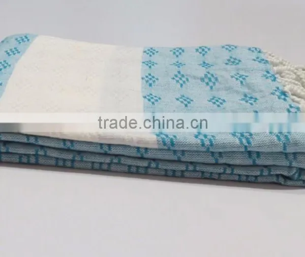 Organic Cotton Fouta Bath and Beach Towel Tunisian Sauna Towels Wholesale photo-6