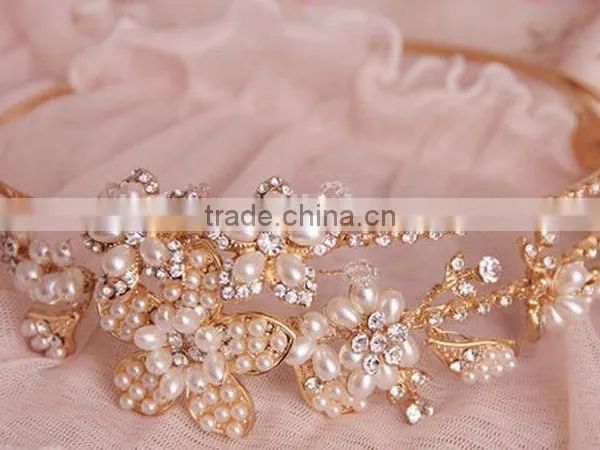 2015 Top Grade European Style Bridal Accessories Handmade Hairband photo-4