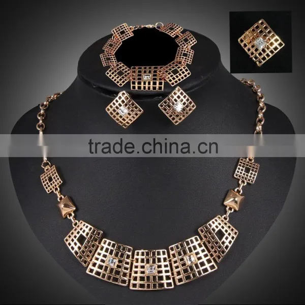 Hot Selling High Quality Alloy Jewelry Set With Gold Plated Jewelry Sets Dubai Custom Jewelry Set photo-3