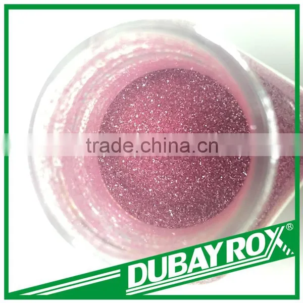 Enviromental-Protection Pink Glitter Powder for Crafts Decoration Manufacture