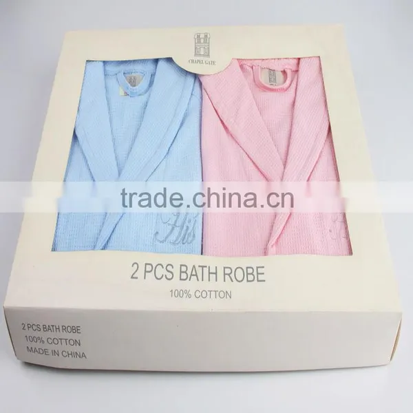 High Quality Cotton Bathrobe Waffle Cotton Bathrobe photo-2