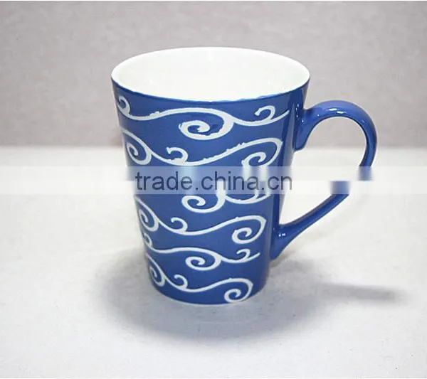 Cheap Glow Ceramic Glaze Coffee Mugs With Spoon photo-4