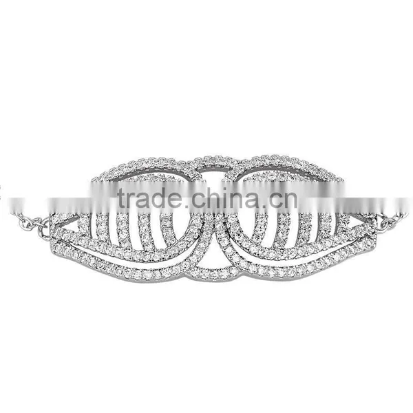 CYW Hot Selling Micropave Setting Silver Linellae Ss925 Bracelet in Spanish photo-3