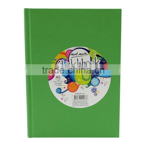 Mont Marte Sketch Book A5 Hard Cover 220page 110gsm photo-3