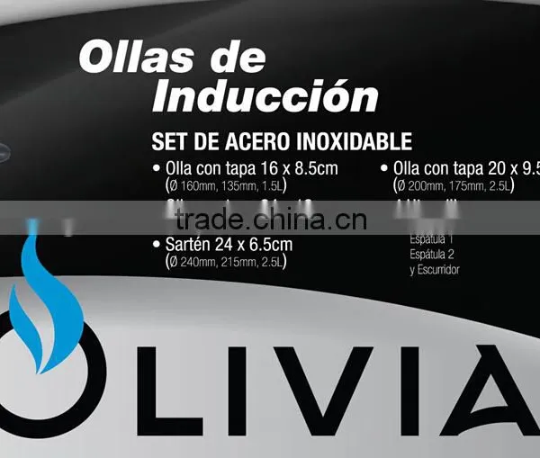18/8 Stainless Steel Cookware IN STOCK for South America photo-4