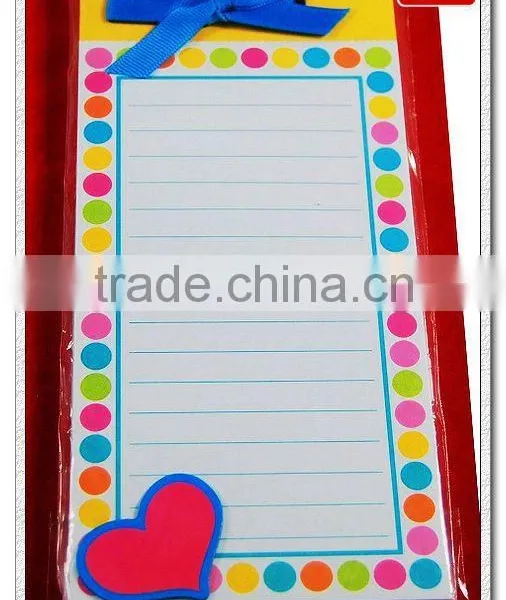 Meno pad with magnet