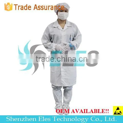 Esd Antistatic Standard Fabric Clothes Clean Room Coverall With CE Certificate photo-6