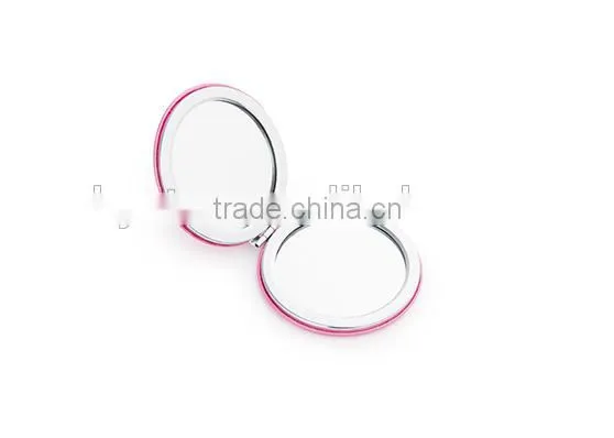 Hot Sale PU Double Round Mirror Cosmetics photo-2