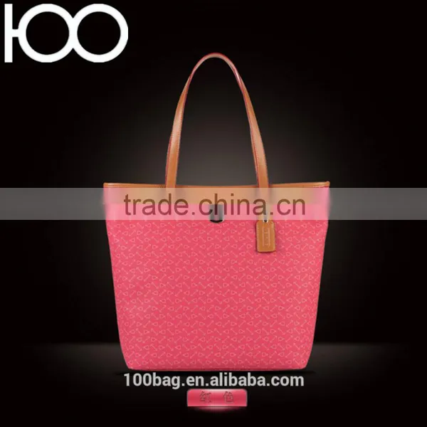 China Good Quality Leather Pu Shoulder Hand Bag Women Walker Tote Bag Quality Choice photo-3