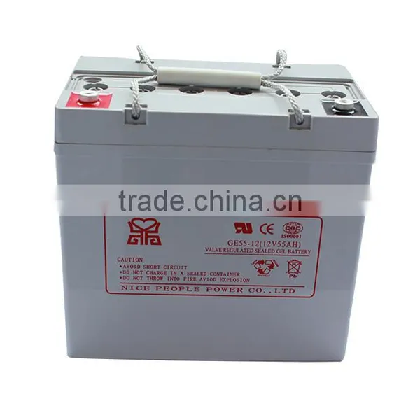 Solar Cell Battery 12V55AH Storage Batteries for Solar Power