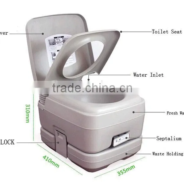 10L 20L 12L Portable Toilet With Trailer, Portable Toilet, Movable Trailer Toilet photo-5
