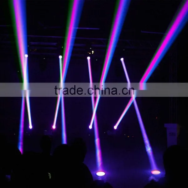 NEW 90-240V 15W 6 Channel DM512 Sound Control Auto-play RGBW Color Changing Beam LED Stage Light Lamp for Disco KTV Club photo-5