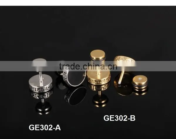 Stainless Steel Man Fashion Design Round Shaped Earrings photo-4