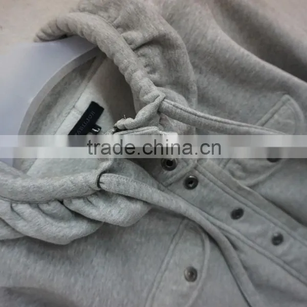 Custom Fashionable White Retro Mma High Quality High Funnel Neck Hoodie photo-3