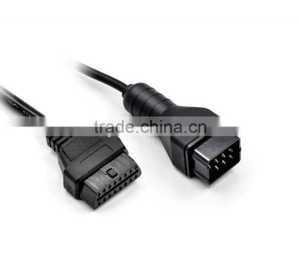 12 Pin OBD 2 Connector For Renault Adapter Car Accessories Diagnostic Extension OBD Cable 16 Pin photo-3