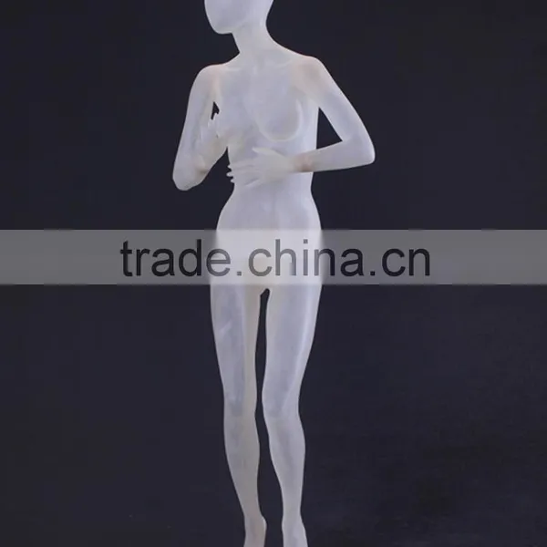 Abstract Plastic Female Mannequin, Transparent Sitting Mannequin photo-2