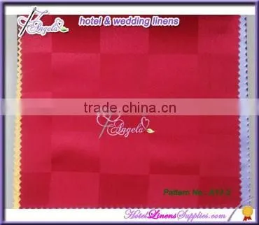 Dia-126"(320cm) White Polyester Damask Jacquard Checkers Tablecloths for Table Decorations photo-2