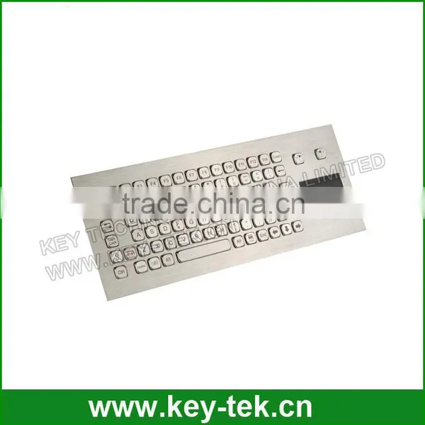 Full Funtionalities IP65 With Trackball Integrated Metal Keyboard photo-5