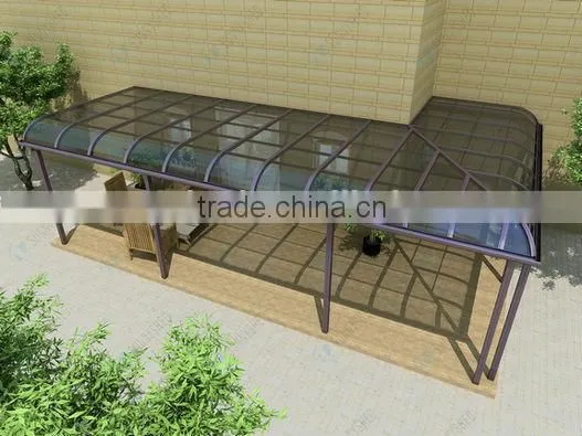 Easy to Installation for Carport Deck Awning With Aluminum Polycarbonate photo-2