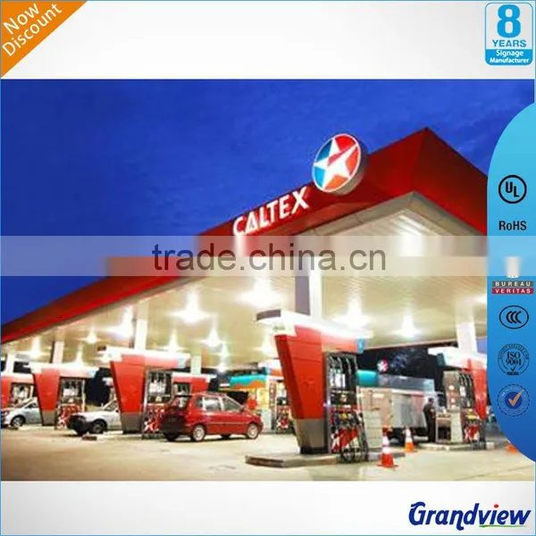 Petrol Station Aluminum Advertising Pylon Sign photo-5