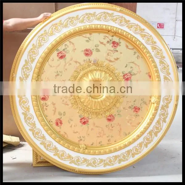 Luxury Ceiling Medallion Round Artistic Ceiling Decoration
