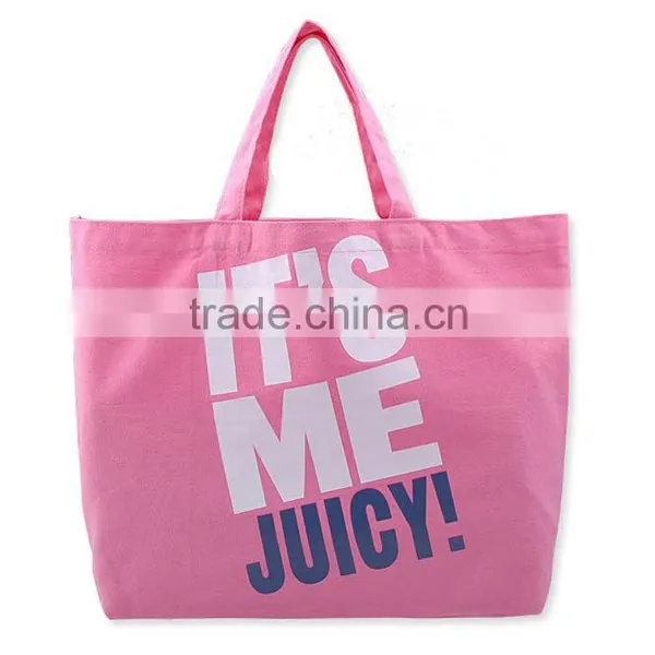Dongguan Manufacture Low Price 10oz Canvas Folding Shopping Bag Lightweight Portable Recyclable Shopping Cotton Bag