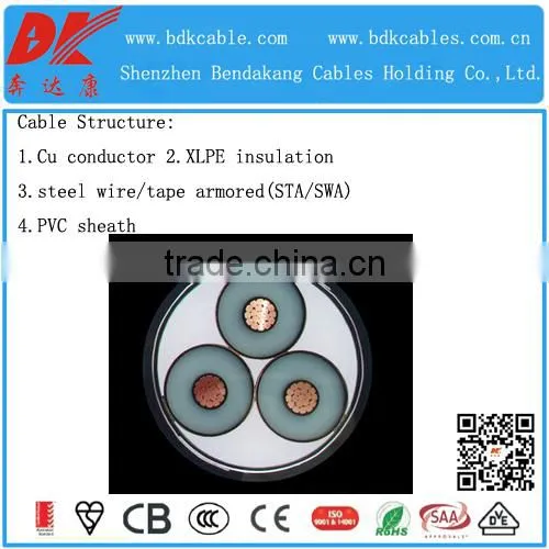 0.6/1kv STA XLPE cable by BS5467