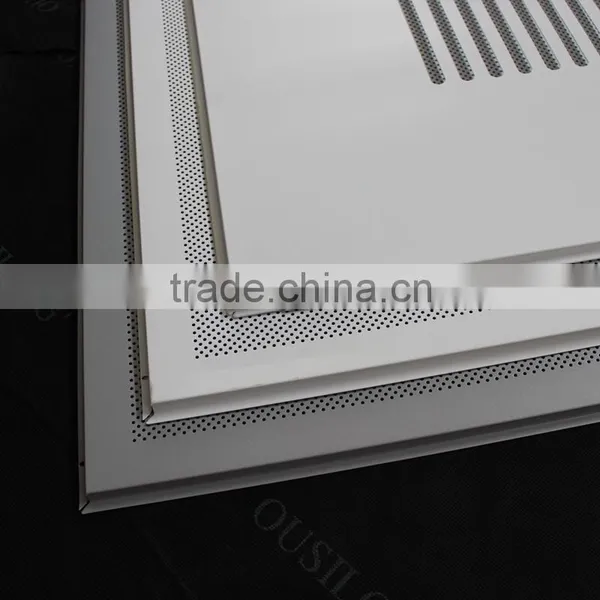 Rustproof Perforated T Grid Metal Office False Ceiling 600x600mm photo-3