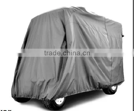 Rain Hail Protection 3 Wheel Drive Mini Electric Golf Club Car Cover for 2 Seater Cart photo-3