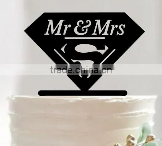 Just Arrival Wedding Acrylic Cake Topper Silhouette Bride and Groom Decoration photo-3
