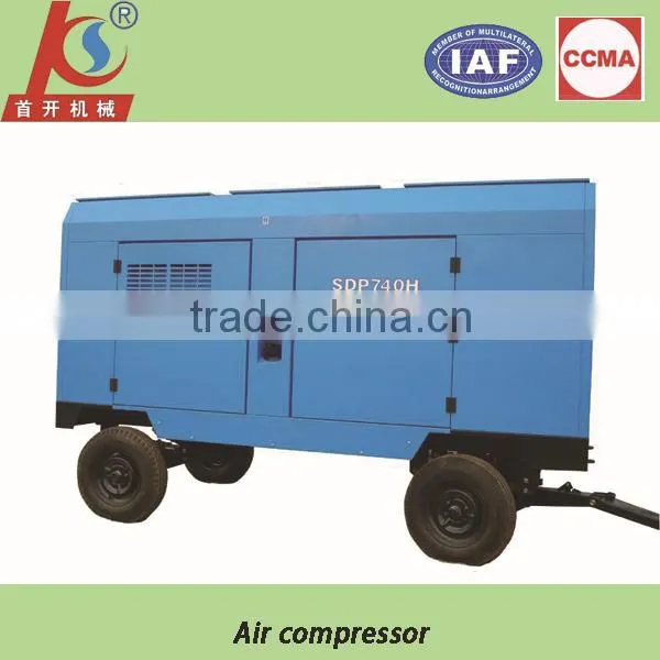 Shoukai SDP900E Portable Diesel Engine Air Compressor for Drilling Equipment photo-3