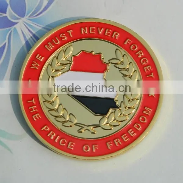 Free Sample Custom Embossed Gold Replica Coins photo-2