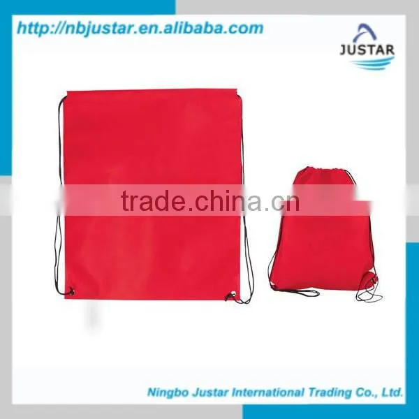 Promotional Custom Cheap Waterproof Polyester Fabric High Quality Drawstring Backpack Custom photo-3