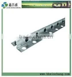 section the gypsum metal profile for drywall partition T type angle
