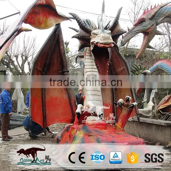 Animatronic Dinosaur Park Dragon Western Dragon For Theme Park photo-5