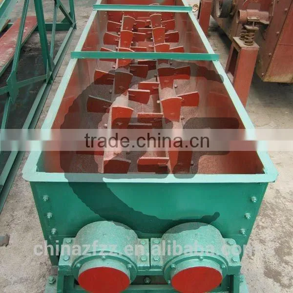 SJ4000 Double Shaft Mixer Red Brick Production Line