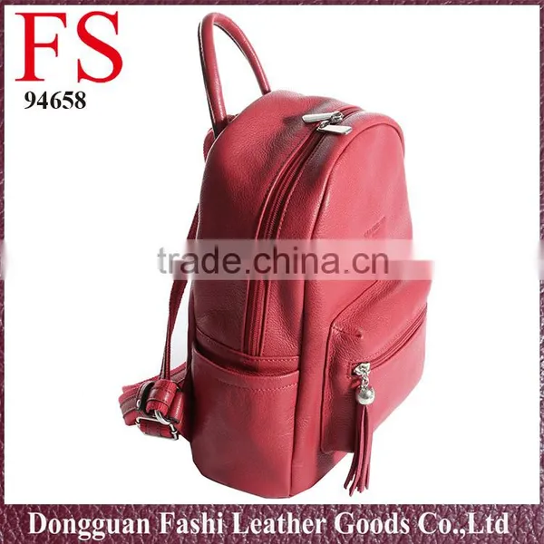 Fashionable Best Selling Products 2016 New Genuine Leather Backpack Bag photo-2