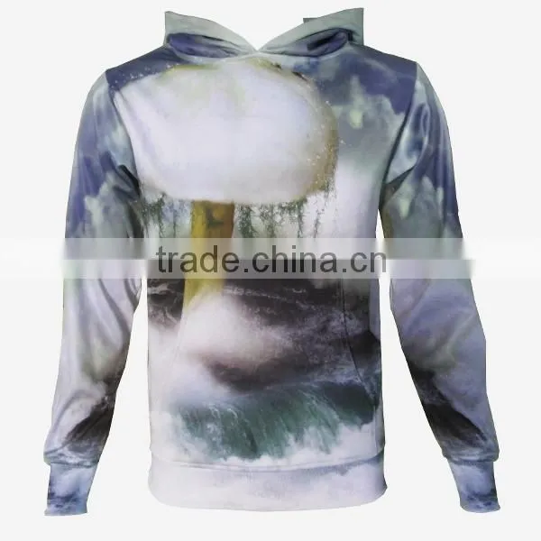 Wholesale Unisex 3d Animal Zip up Custom Sublimation Printed Hoodies photo-2